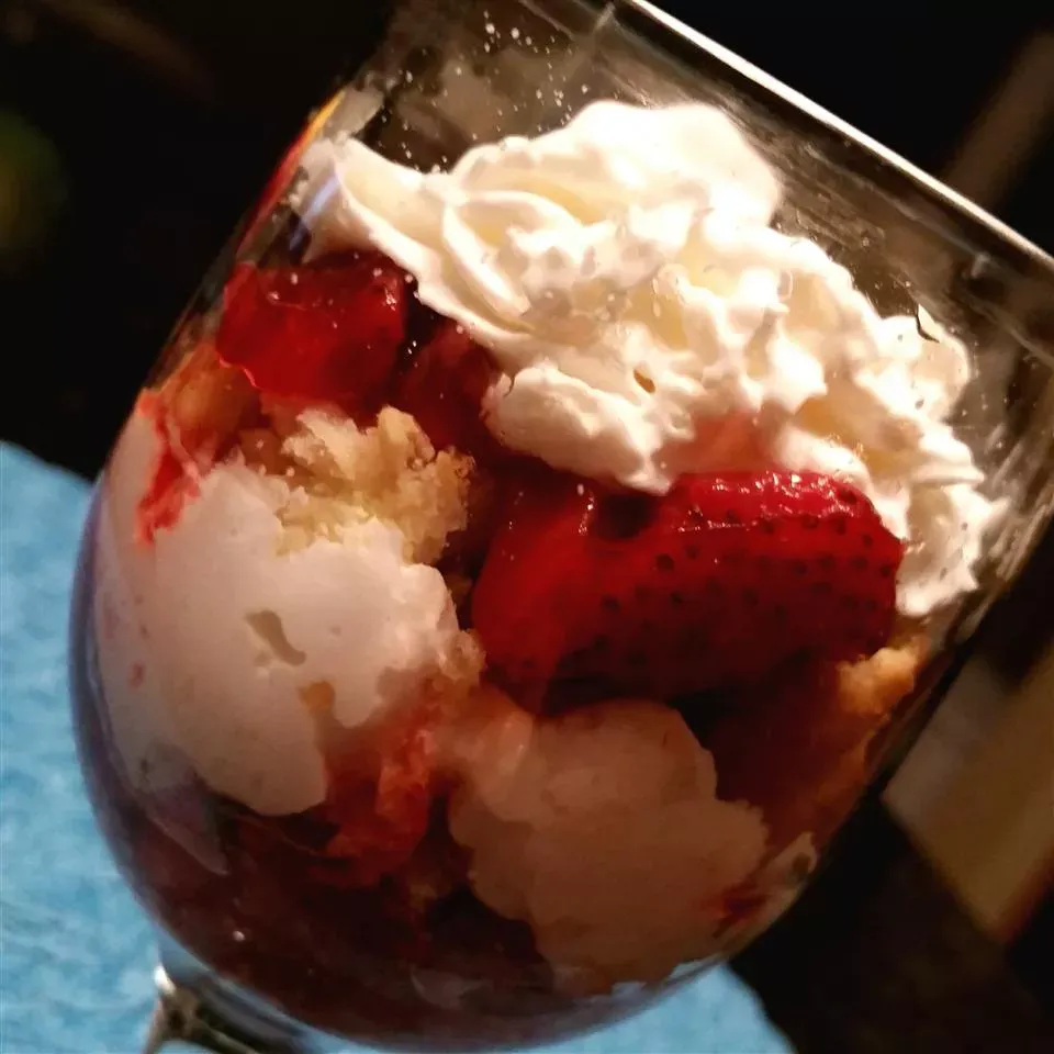 Strawberry Cream Parfaits with Coconut Macaroons