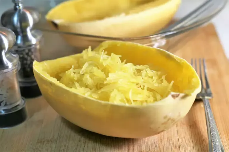 Microwave Spaghetti Squash