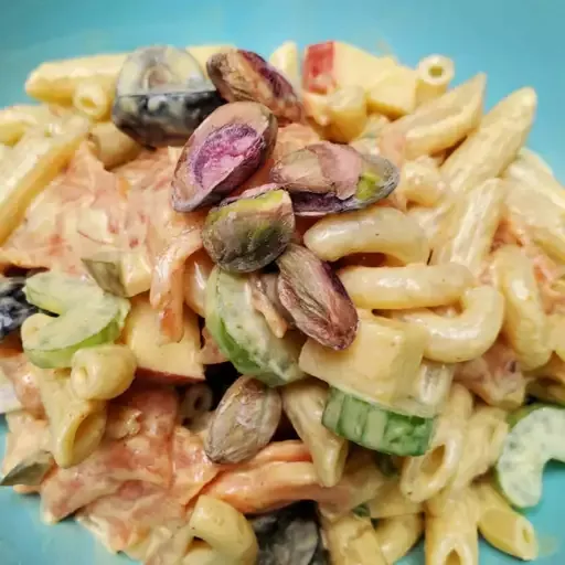 Curried Salmon Pasta Salad