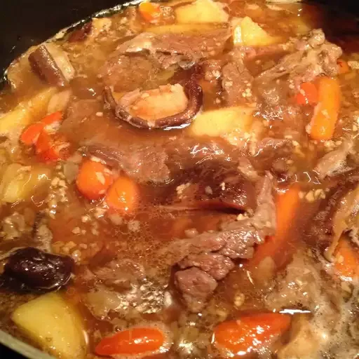 Korean Beef Short Rib Stew (Galbi Jjim)