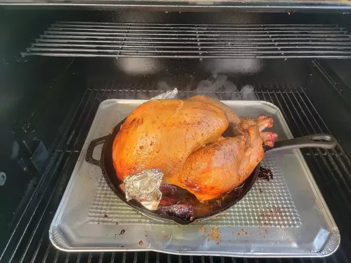 Turkey in a Smoker