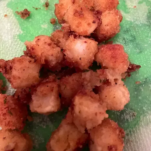 Breaded and Fried Scallops