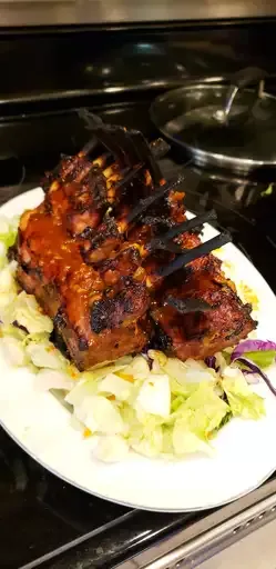 Korean Barbecued Rack of Lamb