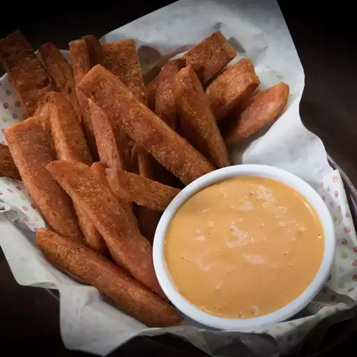 SPAM Fries with Spicy Garlic Sriracha Dipping Sauce