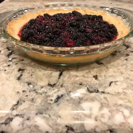 Fresh No-Bake Fruit Pie