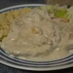 Pork Chops with Sour Cream and Mushroom Sauce