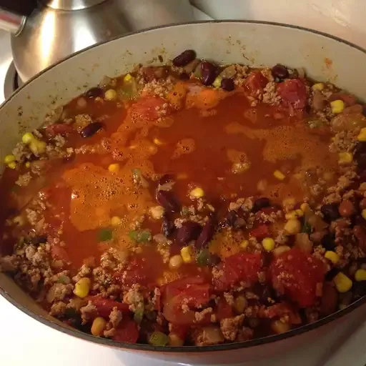 Chili With Turkey and Beans