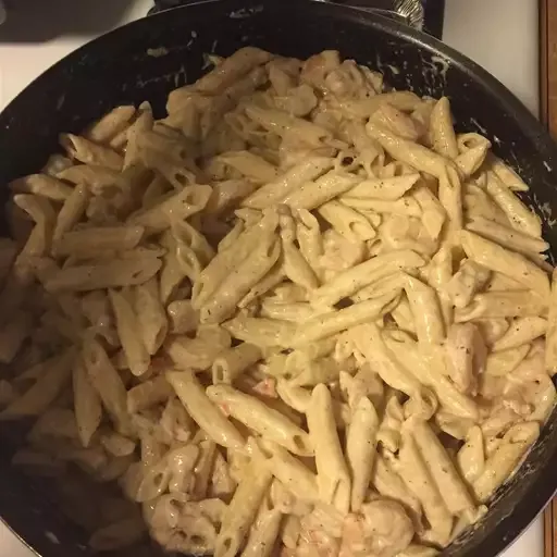 Grilled Shrimp and Chicken Pasta