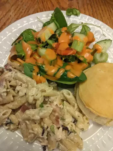 Pasta Carbonara with Chicken