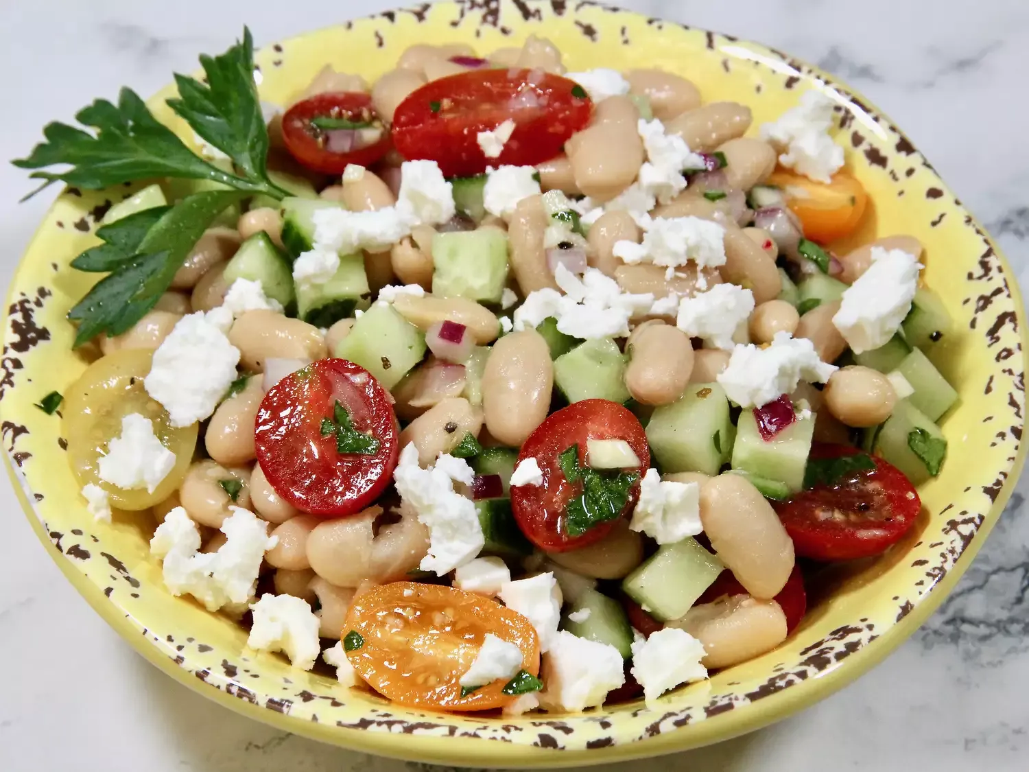 Cannellini Bean Salad with Feta