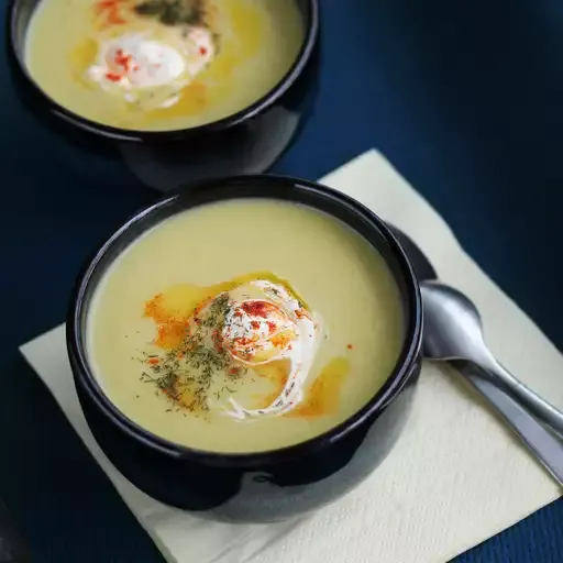 Asparagus, Leek, and Potato Soup