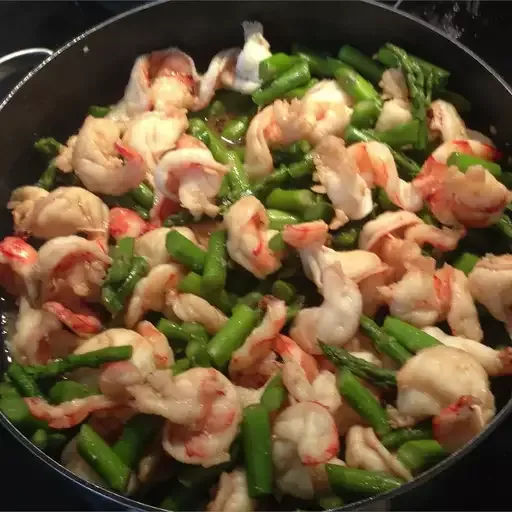 Jumbo Shrimp and Asparagus